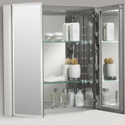 Kohler K-CB-CLC2526FS 25" X 26" Double Door Reversible Hinge - Silver Aluminum 8 Kohler K-CB-CLC2526FS 25" X 26" Double Door Reversible Hinge - Silver Aluminum -Kohler 03e1d3650d3aa7cc 0841 w800 h800 b0 p0