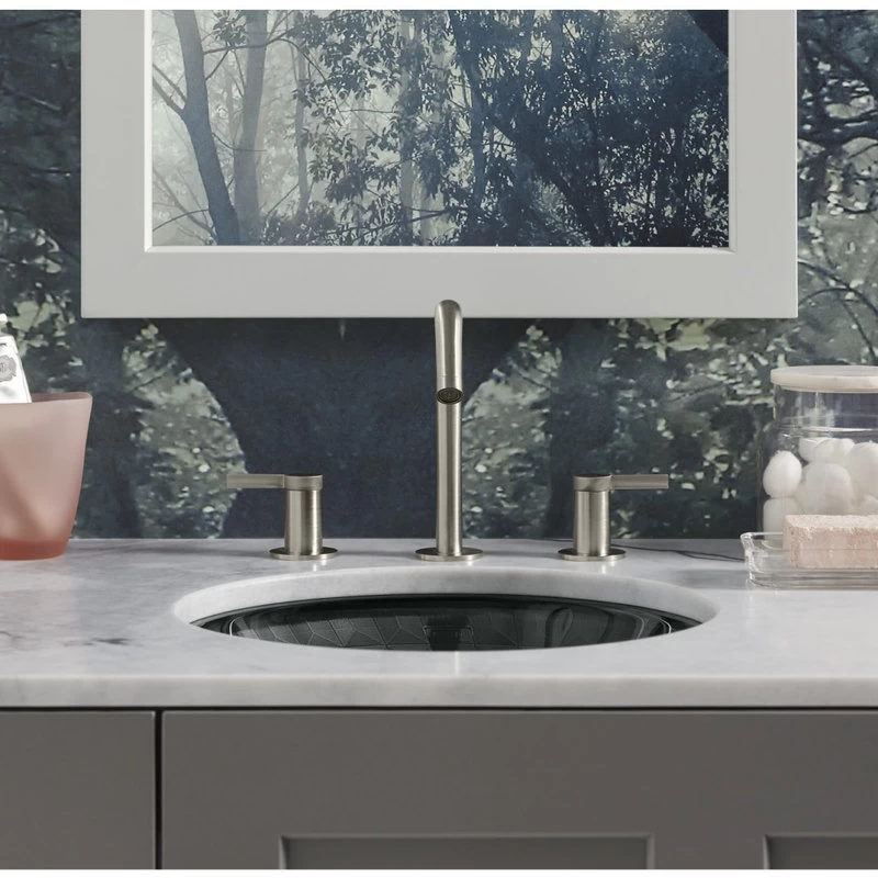 Kohler K-2361 Artist Editions Kallos Spun Glass 5-1/8" X 16" - Translucent Dusk 7 Kohler K-2361 Artist Editions Kallos Spun Glass 5-1/8" X 16" - Translucent Dusk - Image 5