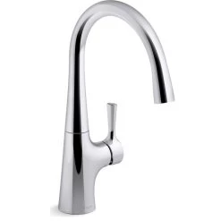 Kohler K-24663 Tempered 1.5 GPM 1 Hole Bar Faucet - Polished Chrome
