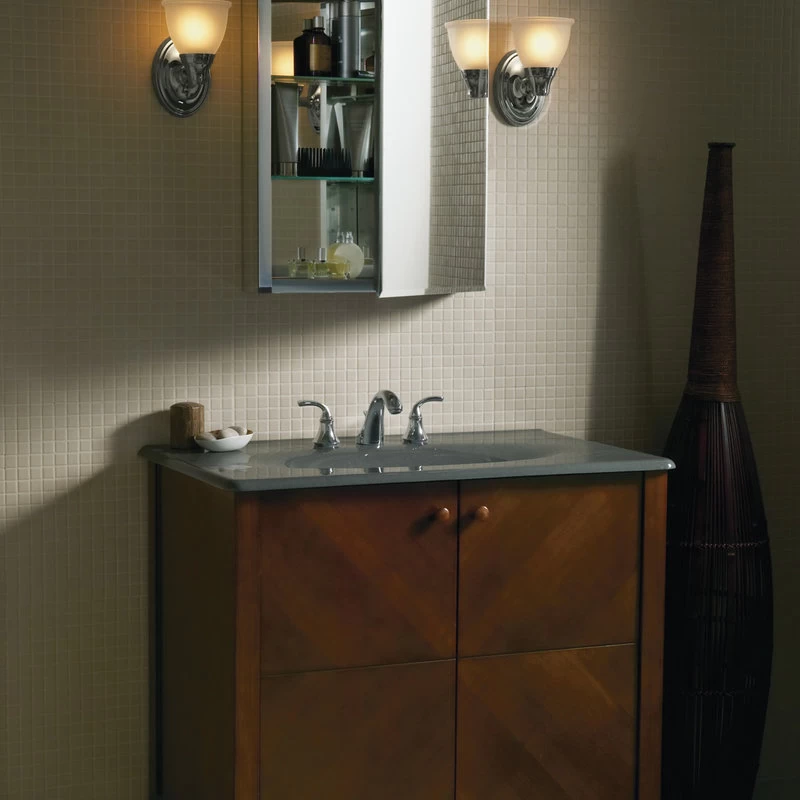 Kohler K-CB-CLC2026FS 20" X 26" Single Door Reversible Hinge - Silver Aluminum 5 Kohler K-CB-CLC2026FS 20" X 26" Single Door Reversible Hinge - Silver Aluminum - Image 3