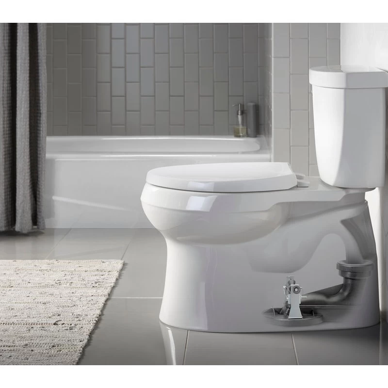 Kohler Reveal Quiet-Close W/ Grip-Tight Bumpers Elongated Toilet Seat, Ice Grey 4 Kohler Reveal Quiet-Close W/ Grip-Tight Bumpers Elongated Toilet Seat, Ice Grey - Image 2