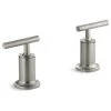 Kohler K-T14429-4 Purist Lever Handles For Deck Or Wall Mounted - Brushed -Kohler 4001056a0d324845 3411 w800 h800 b1 p0