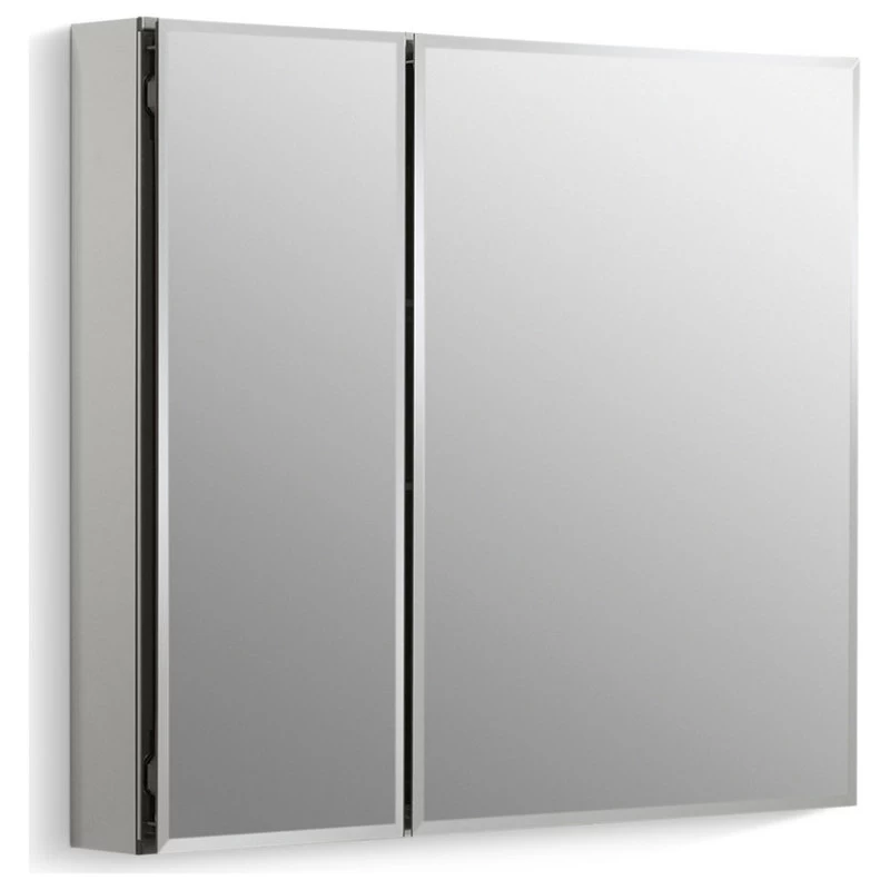 Kohler K-CB-CLC3026FS 30"x26" Double Door Reversible Hinge, Silver Aluminum