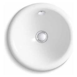 Kohler K-20211 Iron Plains 12" Cast Iron Drop-In Or Undermount - White -Kohler 4c713c300d5e3697 1939 w800 h800 b1 p0