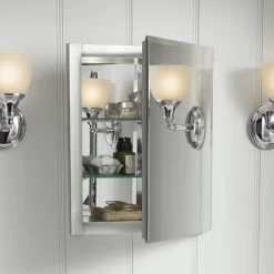 Kohler K-CB-CLR1620FS 16" X 20" Single Door Reversible Hinge - Silver Aluminum -Kohler 5a71e5ce0ff54cde 4538 w800 h800 b0 p0