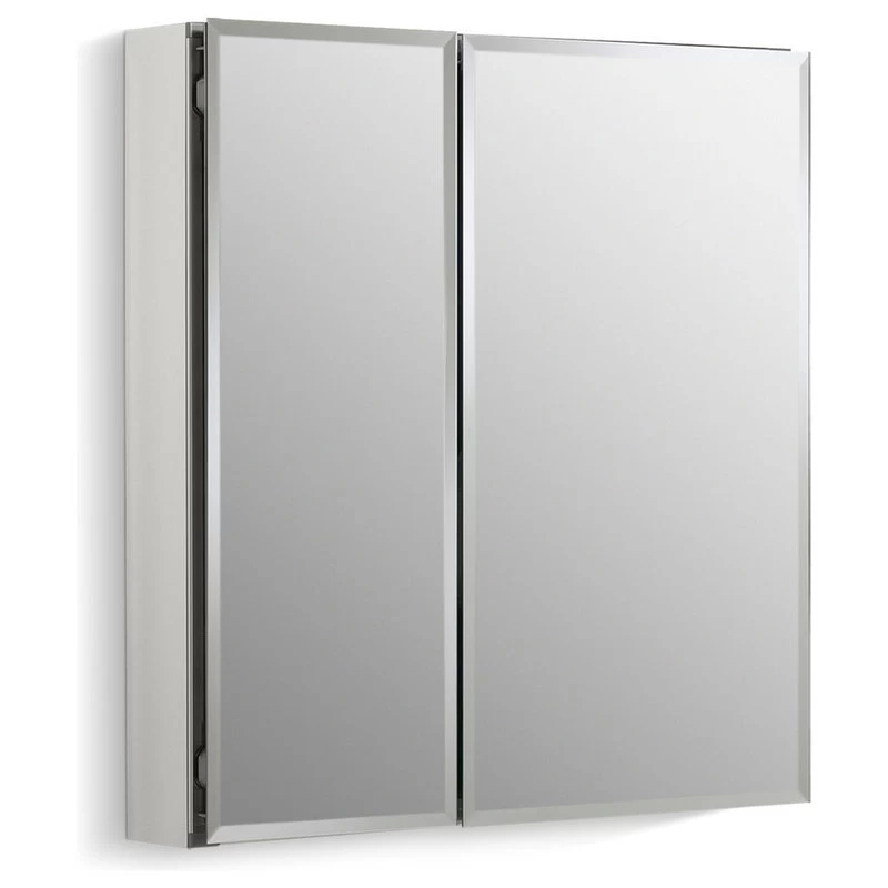 Kohler K-CB-CLC2526FS 25" X 26" Double Door Reversible Hinge - Silver Aluminum 3 Kohler K-CB-CLC2526FS 25" X 26" Double Door Reversible Hinge - Silver Aluminum