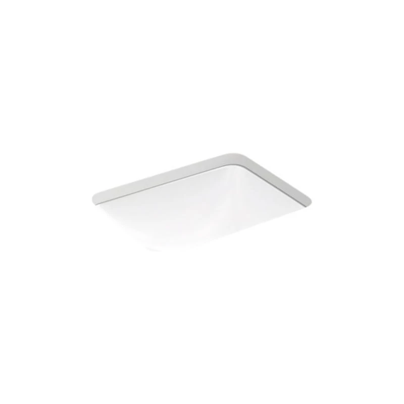 Kohler Caxton Rectangle Under-Mount Bathroom Sink W/ Overflow, White 3 Kohler Caxton Rectangle Under-Mount Bathroom Sink W/ Overflow, White