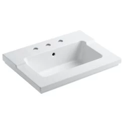 Kohler K-2979-8 Tresham 25 7/16" Drop In Vitreous China Vanity - White