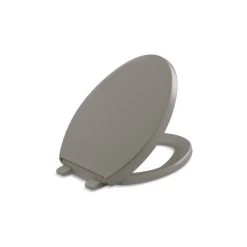 Kohler Reveal Quiet-Close W/ Grip-Tight Bumpers Elongated Toilet Seat, Cashmere