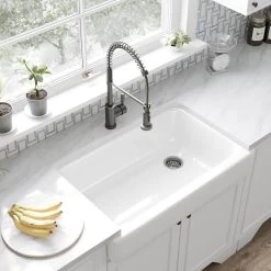 Kohler Whitehaven Self-Trimming Apron Front Single Basin Sink
