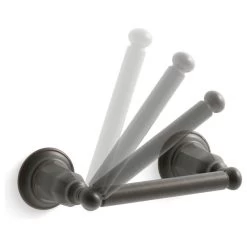 Kohler K-13504 Kelston Double Post Tissue Holder - Polished Chrome -Kohler e0312c630d320a20 6505 w800 h800 b1 p0