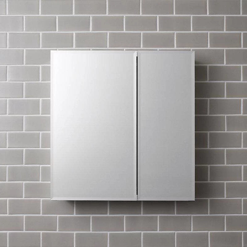 Kohler K-CB-CLC2526FS 25" X 26" Double Door Reversible Hinge - Silver Aluminum 6 Kohler K-CB-CLC2526FS 25" X 26" Double Door Reversible Hinge - Silver Aluminum - Image 4