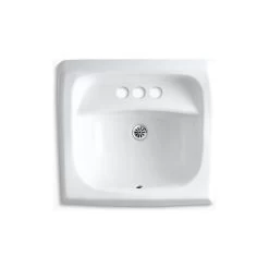 Kohler K-2005 Kingston 16" Wall Mounted Bathroom Sink - White -Kohler e80138fe0d320169 3038 w800 h800 b1 p0