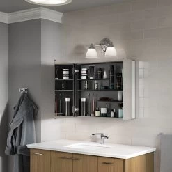 Kohler Maxstow 30"W X 24"H Medicine Cabinet, Dark Anodized Aluminum 81146-DA1 11 Kohler Maxstow 30"W X 24"H Medicine Cabinet, Dark Anodized Aluminum 81146-DA1 -Kohler f6f166c7033493b9 0382 w800 h800 b0 p0