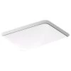 Kohler K-20000 Caxton Rectangle 20-1/4" Undermount Bathroom Sink - White -Kohler fc41ffd70d39e895 7272 w800 h800 b1 p0