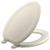 Kohler Stonewood Elongated Toilet Seat, Almond 1 Kohler Stonewood Elongated Toilet Seat, Almond -Kohler home design 1