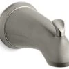 Kohler Forte Bath Spout W/ Sculpted Lift Rod, Vibrant Brushed Nickel -Kohler home design 102