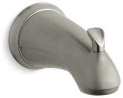 Kohler Forte Bath Spout W/ Sculpted Lift Rod, Vibrant Brushed Nickel