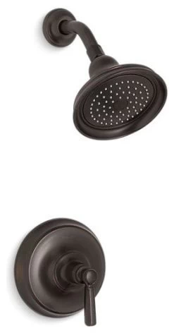 Kohler Bancroft Rite-Temp Shower Trim Set, Valve Not Included, Oil-Rubbed Bronze