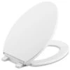Kohler Brevia Quiet-Close Elongated Toilet Seat, White 2 Kohler Brevia Quiet-Close Elongated Toilet Seat, White -Kohler home design 114