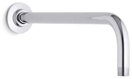 Kohler Wall-Mount Rainhead Arm & Flange, Polished Chrome 3 Kohler Wall-Mount Rainhead Arm & Flange, Polished Chrome