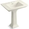 Kohler Memoirs Stately 30" Pedestal Bathroom Sink, Biscuit -Kohler home design 116