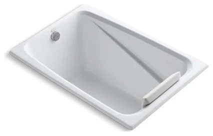 Kohler Greek 48" X 32" Drop-In Bath, White 3 Kohler Greek 48" X 32" Drop-In Bath, White