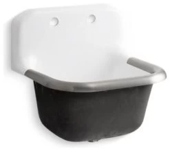 Kohler Bannon 24" X 20-1/4" Sink W/ Rim Guard & Back Drilled On 8" Centers