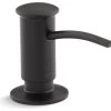 Kohler Contemporary Design Soap/Lotion Dispenser, Matte Black -Kohler home design 129