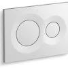 Kohler Lynk Flush Actuator Plate For 2"X 4" In-Wall Tank & Carrier System, White 2 Kohler Lynk Flush Actuator Plate For 2"X 4" In-Wall Tank & Carrier System, White -Kohler home design 133