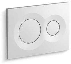 Kohler Lynk Flush Actuator Plate For 2"X 4" In-Wall Tank & Carrier System, White