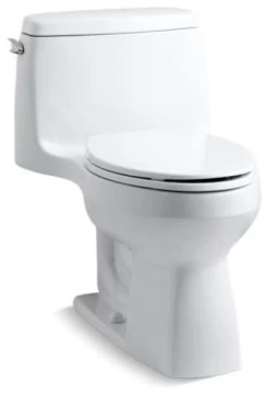 Kohler Santa Rosa 1-Piece Elongated 1.6 GPF Toilet W/ Left-Hand Lever, White