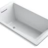 Kohler Underscore Rectangle 66" X 36" Drop-In Bath With End Drain, White -Kohler home design 143