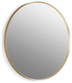 Kohler K-26050 Essential 28-1/8" X 28-1/8"Circular Flat Framed - Modern Brushed