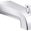 Kohler K-97089 Pitch 6" Integrated Diverter Tub Spout - Polished Chrome 1 Kohler K-97089 Pitch 6" Integrated Diverter Tub Spout - Polished Chrome -Kohler home design 197