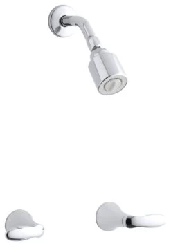 Kohler K-T15211-4 Double Handle Shower Only Trim - Polished Chrome