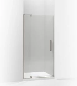 Kohler Revel Pivot Shower Door, 70"H X 31-1/8 - 36"W, Anodized Brushed Nickel