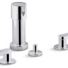 Kohler Composed Widespread Bidet Faucet With Lever Handles, Polished Chrome -Kohler home design 207