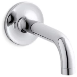 Kohler Purist Wall-Mount Non-Diverter Bath Spout, 90-Degrees, Polished Chrome