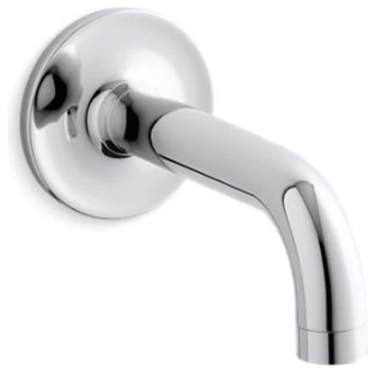 Kohler Purist Wall-Mount Non-Diverter Bath Spout, 90-Degrees, Polished Chrome 3 Kohler Purist Wall-Mount Non-Diverter Bath Spout, 90-Degrees, Polished Chrome
