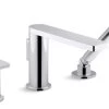 Kohler K-73078-4 Composed Deck Mounted Roman Tub Filler - Polished Chrome -Kohler home design 214