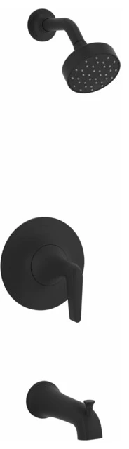 Kohler K-TS22026-4 Tempered Tub And Shower Trim Package - Black
