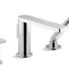 Kohler Composed 1-Handle Deck-Mount Bath Faucet W/ Handshower, Polished Chrome -Kohler home design 227