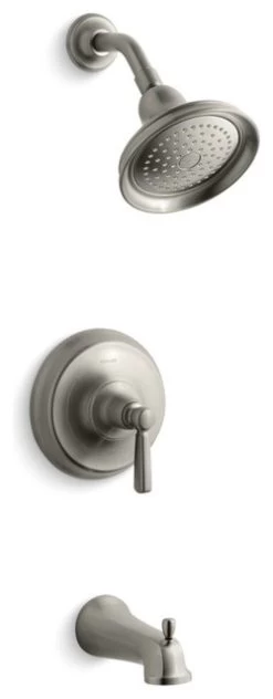 Kohler Bancroft Rite-Temp Bath And Shower Valve Trim, Vibrant Brushed Nickel