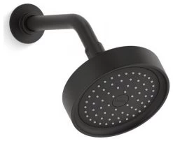 Kohler Purist 2.5GPM Wall-Mount Showerhead With Air-Induct Tech, Matte Black