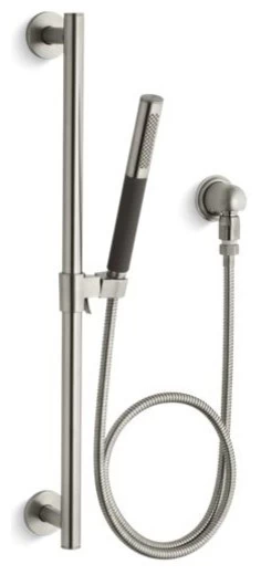 Kohler Hotel Handshower Kit, Vibrant Brushed Nickel 3 Kohler Hotel Handshower Kit, Vibrant Brushed Nickel