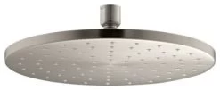 Kohler 10" Contemporary Round 2.5 GPM Rainhead, Vibrant Brushed Nickel