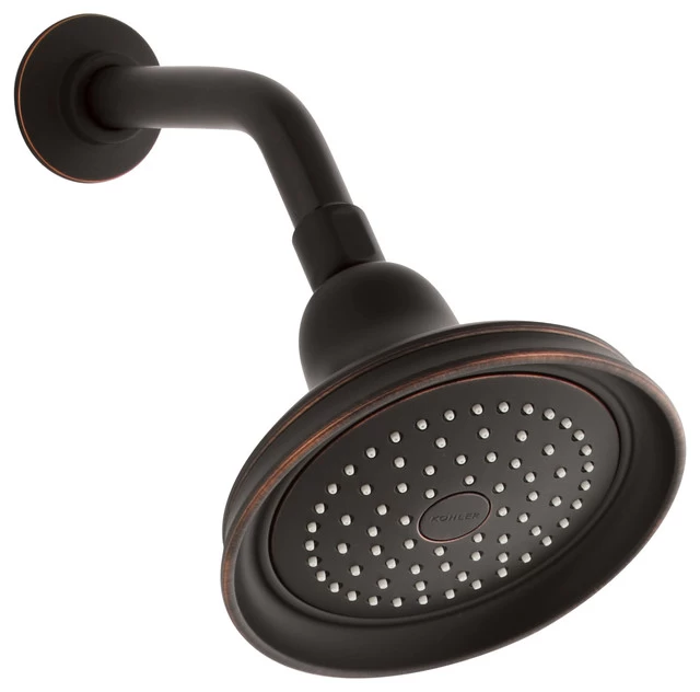 Kohler Bancroft 2.5 GPM Single-Function Showerhead, Oil-Rubbed Bronze 3 Kohler Bancroft 2.5 GPM Single-Function Showerhead, Oil-Rubbed Bronze