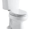 Kohler Highline 2-Piece Elongated Dual-Flush Toilet W/ Left-Hand Lever, White