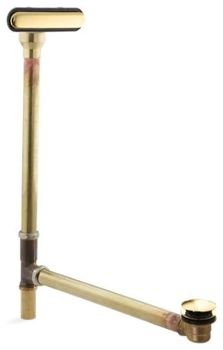 Kohler Clearflo Slotted Overflow Brass Bath Drain, Vibrant Polished Brass 3 Kohler Clearflo Slotted Overflow Brass Bath Drain, Vibrant Polished Brass